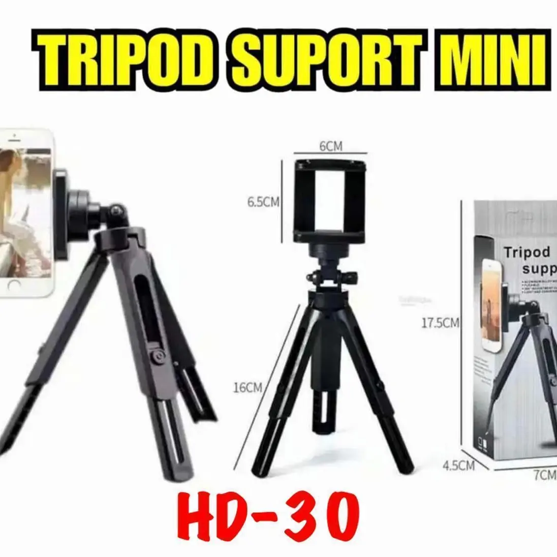 Tripod Support Mini HD-30