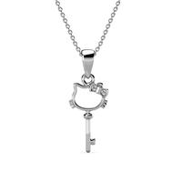 Gambar Kitten Key Pendant - Kalung Crystal by Her Jewellery - White Gold dari Her Jewellery Kota Administrasi Jakarta Pusat 1 Tokopedia