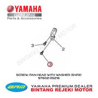 Gambar BAUT, SCREW, PAN HEAD WITH WASHER (54P2) 97602-05216 dari Yamaha Bintang Rejeki Motor Kab. Bandung 3 Tokopedia