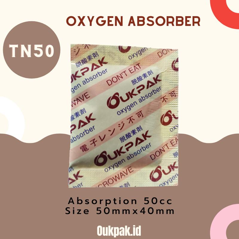 OUKPAK Pengawet Makanan 50cc Oxygen Absorber Oksigen Halal 0