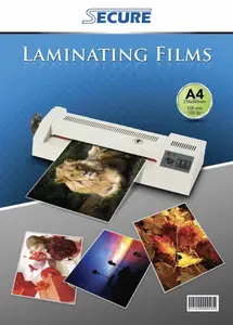 Secure Laminating Films A4 isi 100 pcs / Plastik Laminating Secure A4