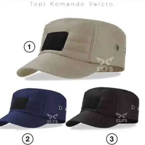 topi komando velcro