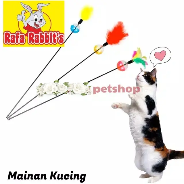 mainan kucing bulu bola