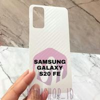 Gambar SAMSUNG GALAXY S20 FE SKIN CARBON BACKSCREEN PROTECTOR ANTI GORES HP dari MINISHOP OFFICIAL Kota Tangerang 2 Tokopedia