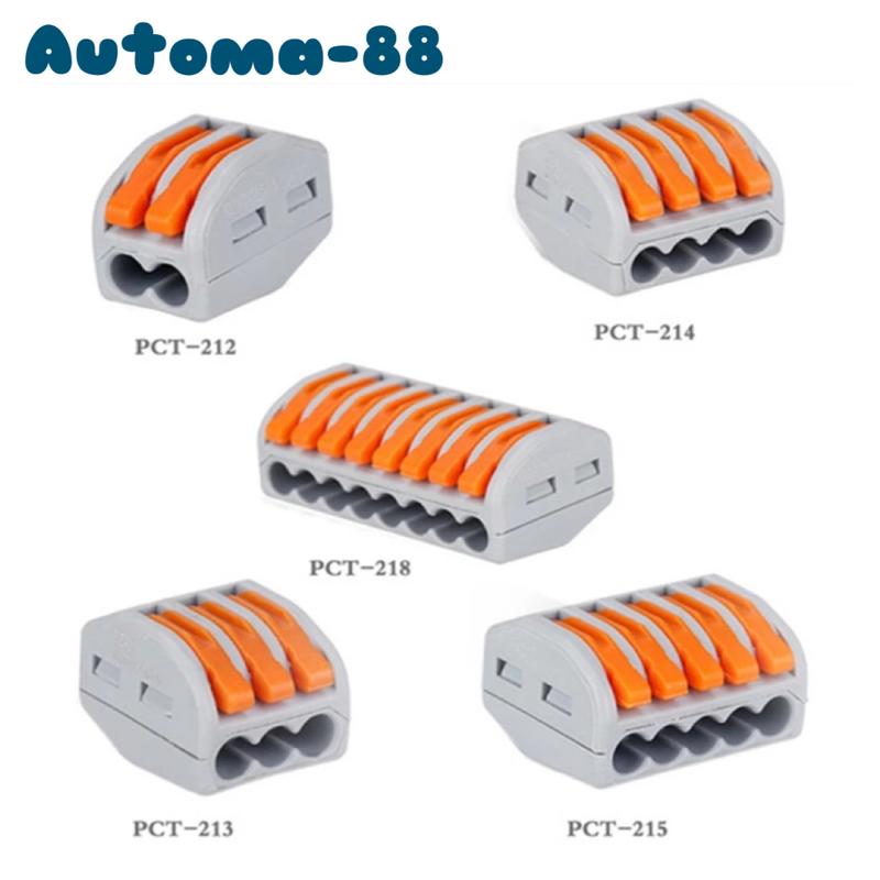 PCT-212 213 214 215 218 Terminal konektor sambung kabel 2/3/4/5/8 ...