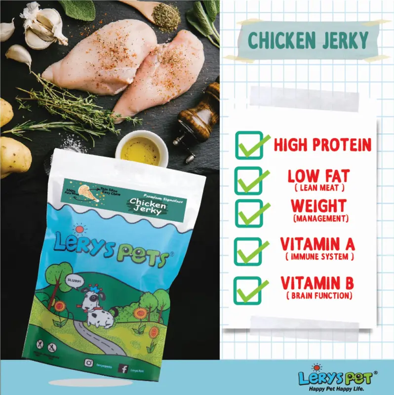 Premium Chicken Jerky 50gr 1