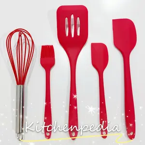 Spatula Silikon Set Baking Tools Props Kuas Sutil Kocokan Sodet 5In1