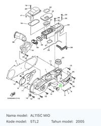 Gambar Tutup Cranckcase CVT 90340-32805 Mio Sporty, Mio Soul dari Restoration Parts Kota Tangerang 2 Tokopedia