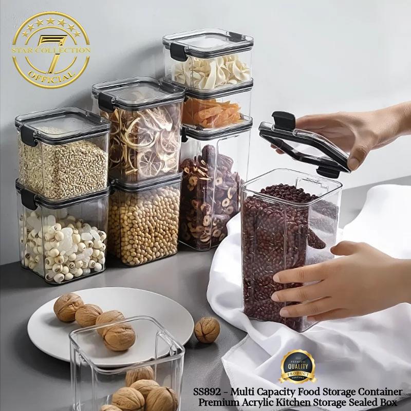 SS892 - Multi Capacity Food Storage Container Premium Acryli - Shop ...