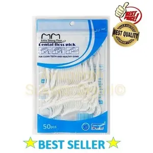 Tusuk Gigi Dental Floss 1 bag 50 pcs Benang Tusuk Gigi