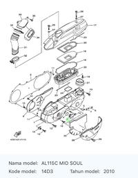 Gambar Tutup Cranckcase CVT 90340-32805 Mio Sporty, Mio Soul dari Restoration Parts Kota Tangerang 3 Tokopedia