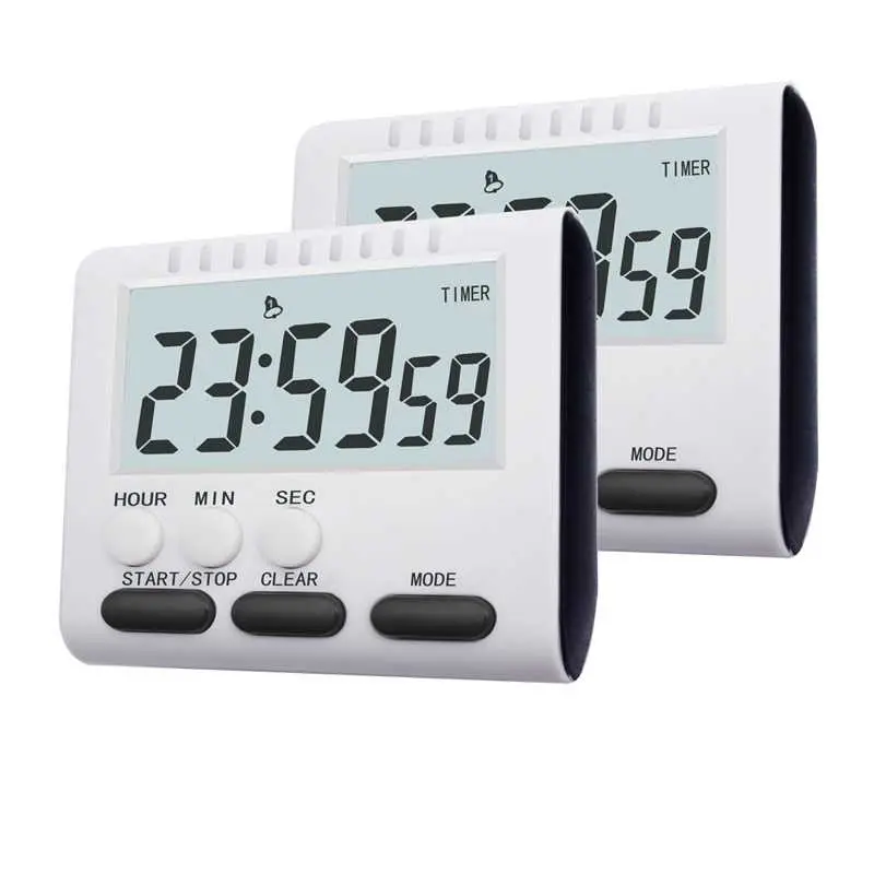 Timer Masak Dapur Magnetic Stand Kitchen Countdown Clock 0