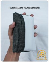 Gambar Sajadah Traveling Mudah Dibawa Bahan Waterproof Anti Slip - NavySegitiga, 60 x 110 dari Basmala Store Kota Tangerang Selatan 3 Tokopedia