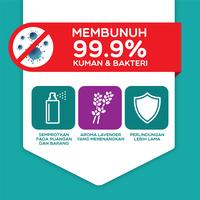 Gambar NORVUS Air Disinfectant Spray Aerosol 550ml - PROMO Bundling 2 LA & GT dari Norvus Indonesia Kota Administrasi Jakarta Barat 3 Tokopedia