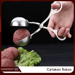 Alat Cetakan Bakso Gunting Meatball Scoop Ice Cream Stainless Steel