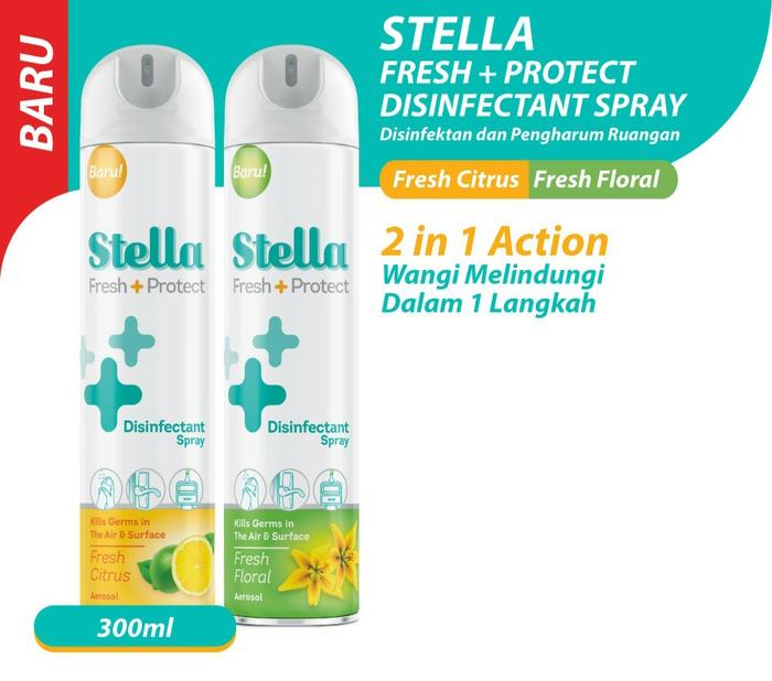 Gambar Stella Fresh Protect Disinfectant Spray 300ml dari Fifisshop12 Kota Medan Tokopedia
