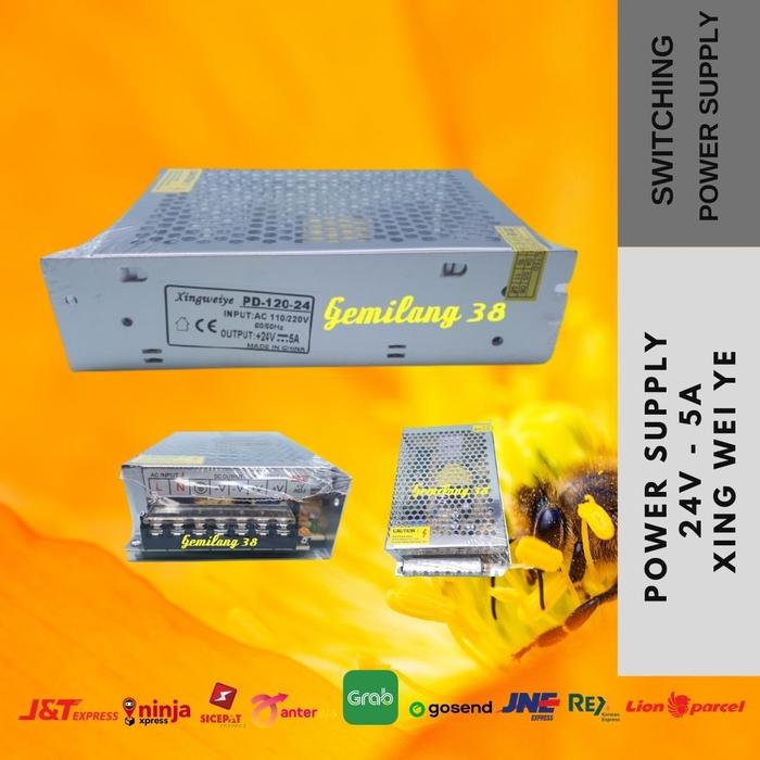 Gambar Switching Power Supply 24V 5A BB AC DC Adaptor Jaring 24 V 5 A 120 W dari Gemilang 38 Kota Administrasi Jakarta Barat Tokopedia