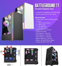 Gambar Casing Simbadda BattleGround 11 WHITE - ATX, mATX Tempered Glass dari Toko Expert Komputer Kota Administrasi Jakarta Pusat 2 Tokopedia