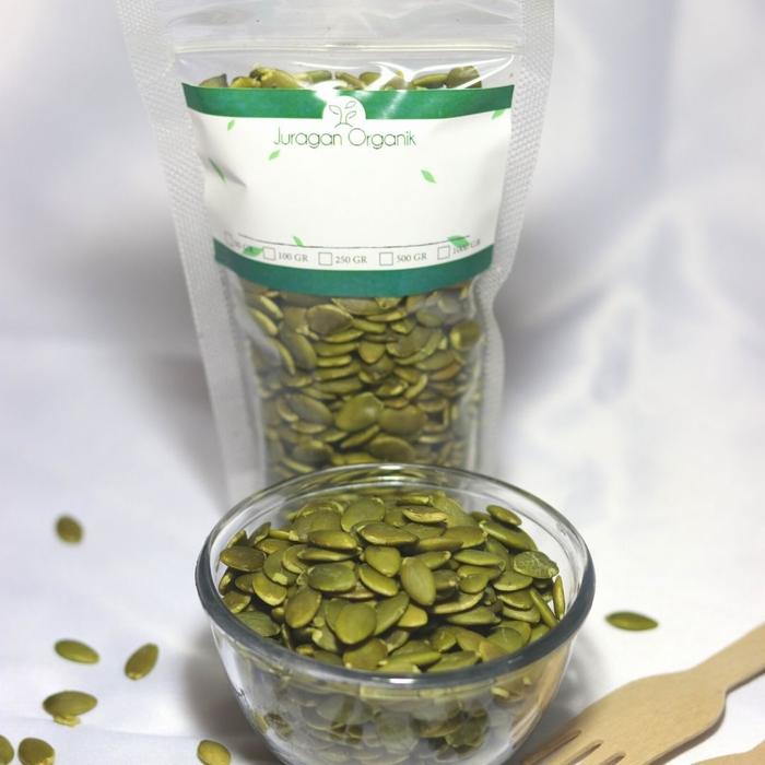 Gambar Organik Pumpkin Seed 100gr / Biji Labu / Pepita dari Juragan Organik Surabaya Kota Surabaya Tokopedia