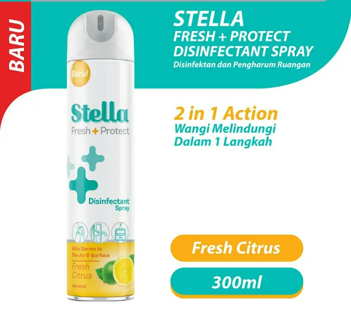 Gambar Stella Fresh Protect Disinfectant Spray 300ml dari Fifisshop12 Kota Medan 5 Tokopedia