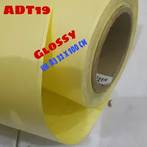 Plastik Laminating Laminasi Dingin ukuran A3 32cmx100cm Glossy