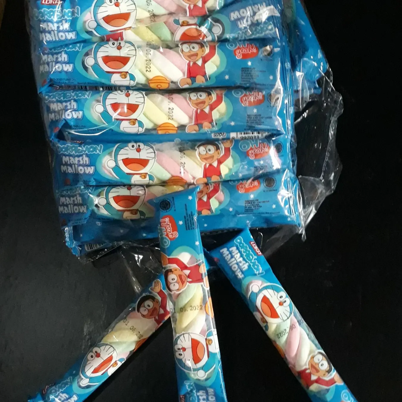 marshmallow bentuk kepang 7gr