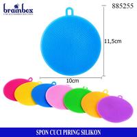 Gambar Spon Silikon Cuci Piring Dish Sponge Silicone Cleaning Wash - Ungu dari Brainbox Car and Home Kota Batam 2 Tokopedia