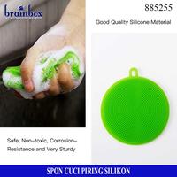 Gambar Spon Silikon Cuci Piring Dish Sponge Silicone Cleaning Wash - Ungu dari Brainbox Car and Home Kota Batam 4 Tokopedia