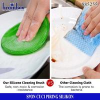 Gambar Spon Silikon Cuci Piring Dish Sponge Silicone Cleaning Wash - Ungu dari Brainbox Car and Home Kota Batam 3 Tokopedia