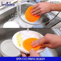 Gambar Spon Silikon Cuci Piring Dish Sponge Silicone Cleaning Wash - Ungu dari Brainbox Car and Home Kota Batam 5 Tokopedia