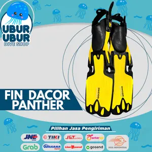 Fin Open Heel DACOR PANTHER - Kaki Kata Selam/Fin Diving/Snorkeling