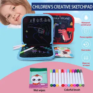 Portable Soft Chalk Board Drawing Book Magic Pen Painting - UNICORN