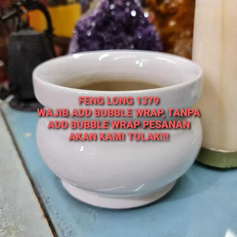 Hiolo Keramik PUTIH, MERAH CABE, MERAH MAROON POLOS 6 Inch 2