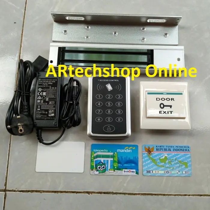 paket access pintu Rfid + tombol exit pintu lengkap