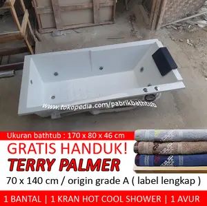 BATHTUB SLIGHT marble whirlpool 170 x 80 kran dan avur