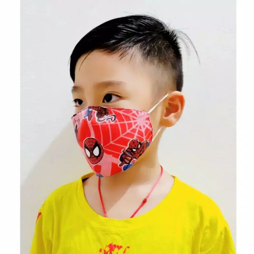 masker kain karakter anak 2-12 tahun