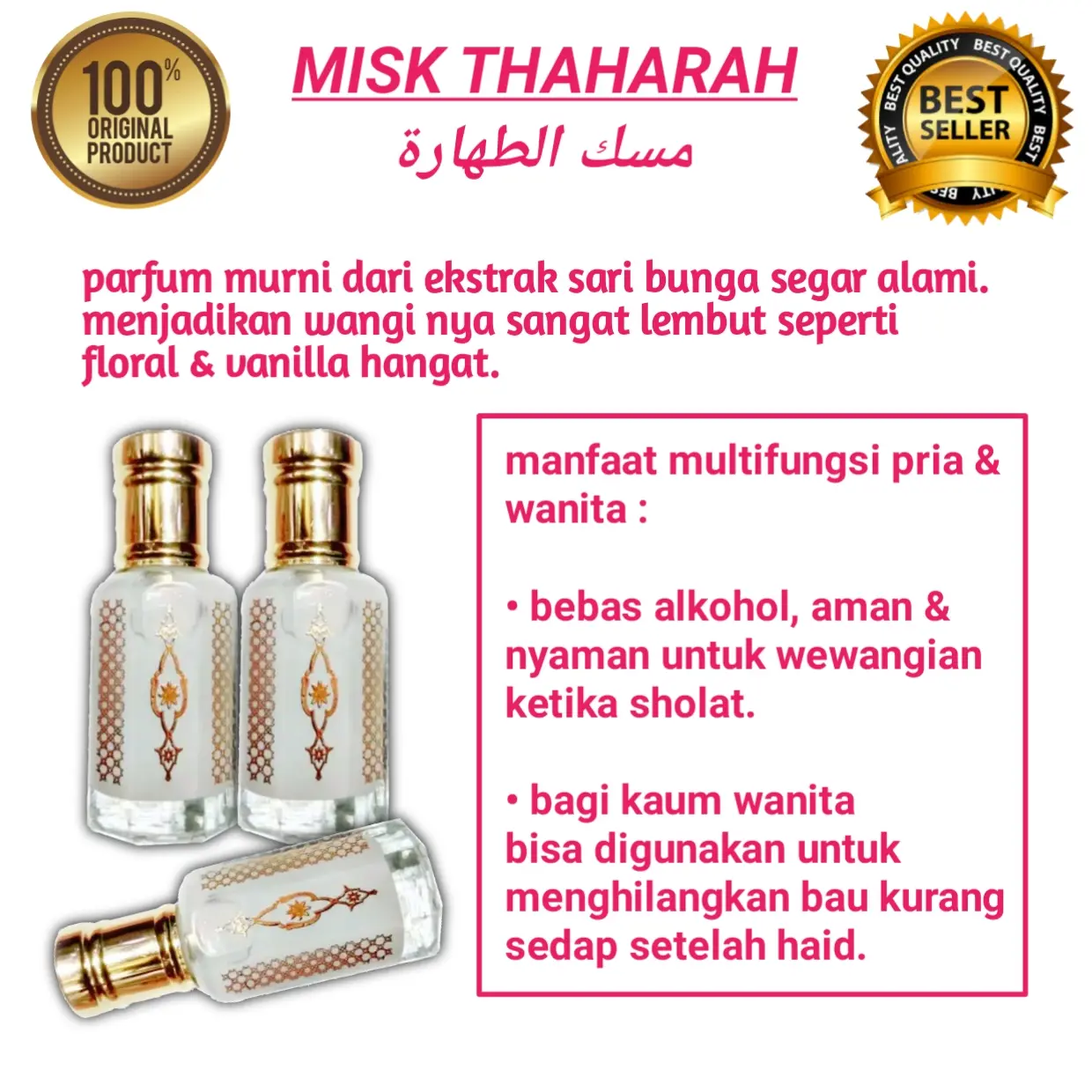 misk thaharah original saudi asli