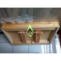 Gambar UKURAN KECIL !! MEJA LIPAT LAPTOP LESEHAN KAYU JATI BELANDA dari Gwenis Indonesia Kab. Bekasi 5 Tokopedia