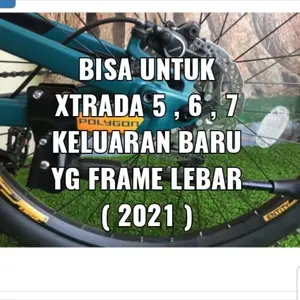 standar sepeda polygon 26 27,5 27.5 29 xtrada frame lebar kotak 5 6 7 2020 2021 universal untuk segala merk sepeda bisa aman pakai busa pelindung clamp