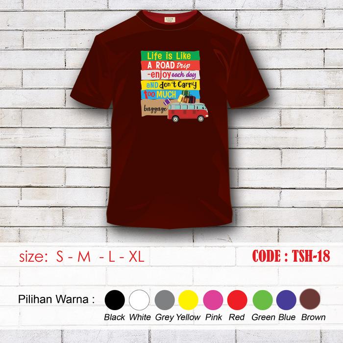 Gambar Kaos Kata-Kata Kehidupan - TSH-18 - S, Merah dari YayasanLilinPelitaKasih Jakarta Barat 3 Tokopedia