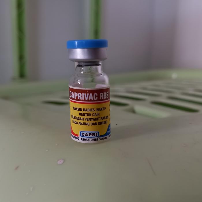 Jual vaksin rabies inaktif caprivac RBS untuk anjing kucing - Kota ...