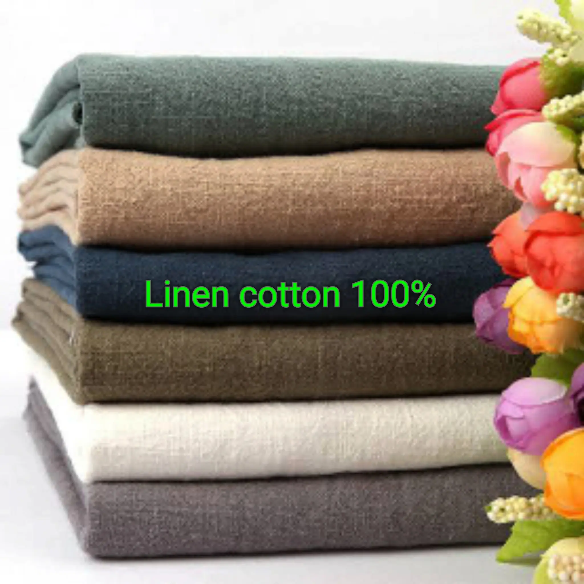 kain linen katun