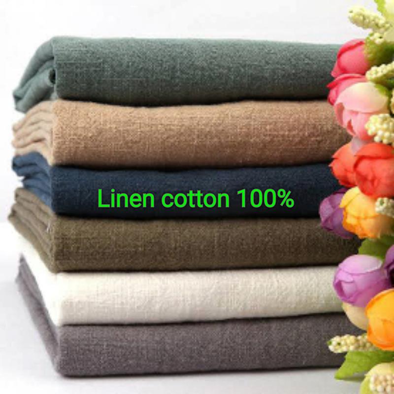 kain linen katun 0