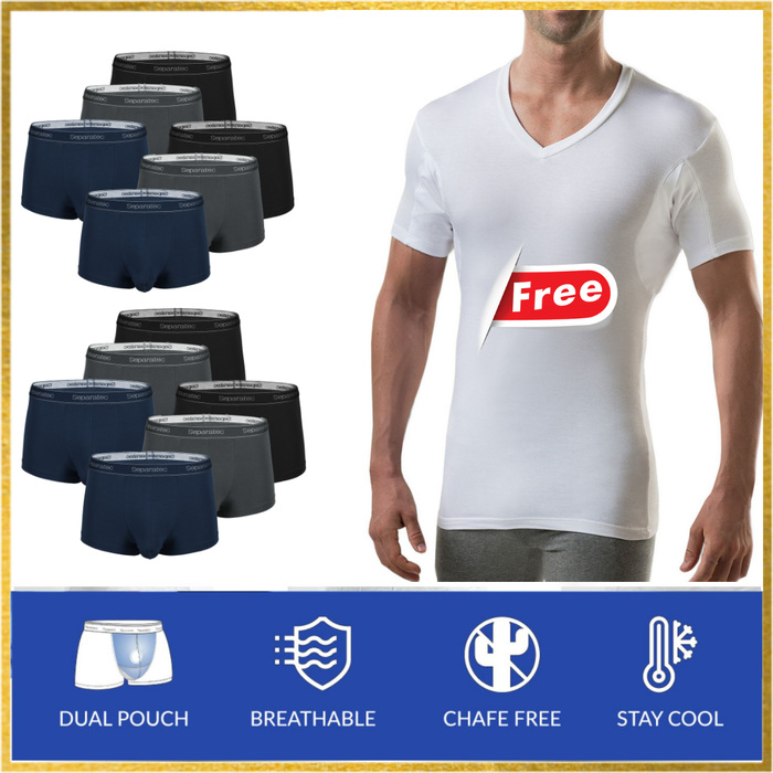 Gambar Paket Combo Set Separatec Tunks 12 Pcs Free Kaos Dalam Anti Keringat - S dari Wear Breeze Kota Administrasi Jakarta Utara Tokopedia