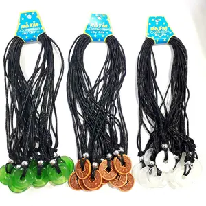 Kalung GIOK POLOS Tali Kulit / Kalung Cowok Cewek Etnik Grosir
