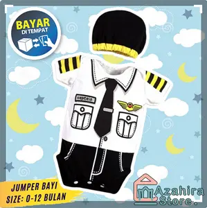 Terlaris Baju Bayi Karakter Pilot/Pakaian Bayi