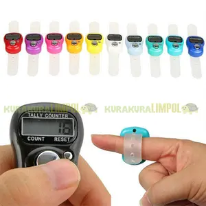 Tasbih Digital Finger Tally Counter Alat Penghitung Mini Jari