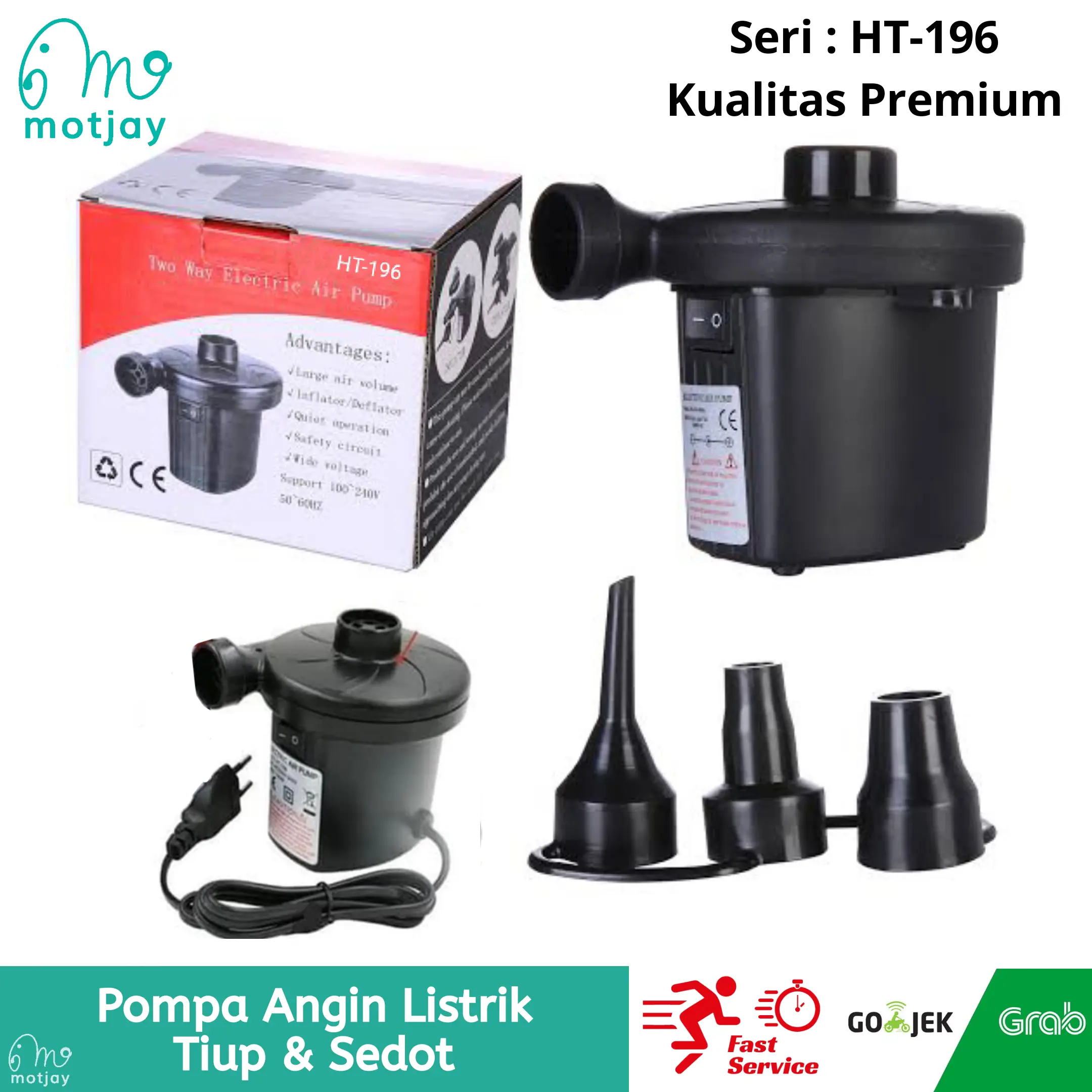 Pompa Angin Elektrik / Pompa Angin Listrik 2 Arah