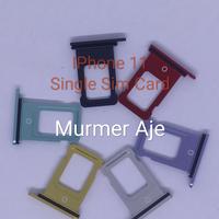 Gambar Sim card tray slot sim card iphone 11 single sim oem - Red dari Murmeraje Kota Tangerang 1 Tokopedia