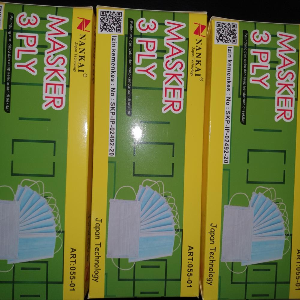 masker 3 ply Nankai